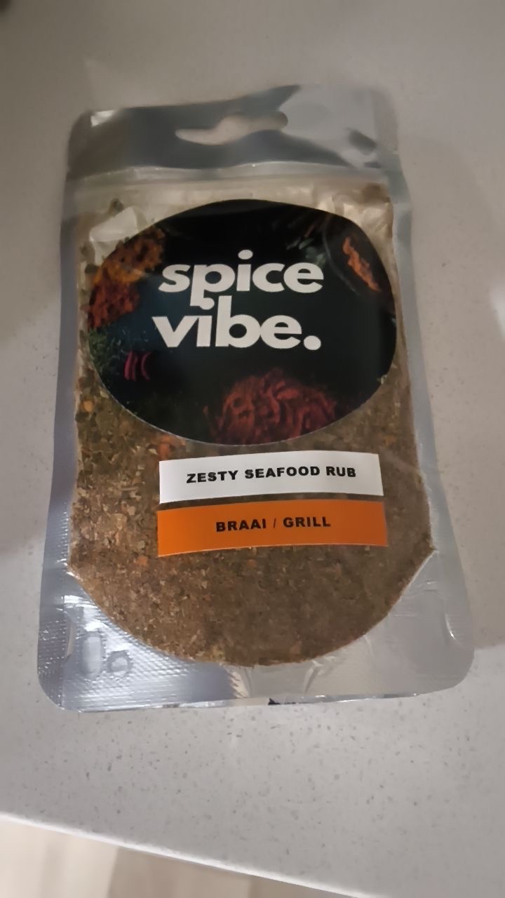 Zesty Seafood Rub pouch
