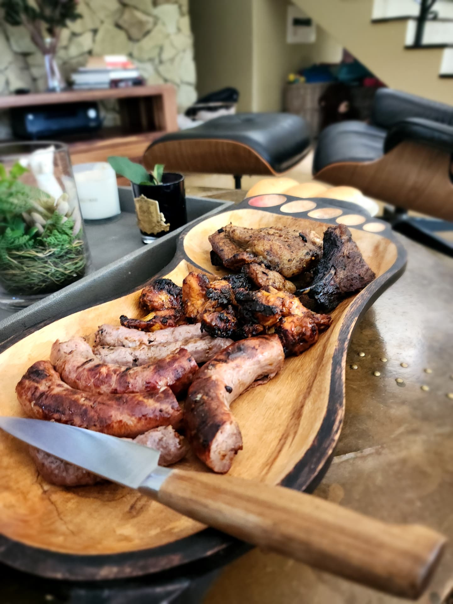 Wooden platter